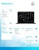 Apple MacBook Pro 14.2 cala: M5 10/10, 32GB, 1TB SSD, bez zasilacza - Gwiezdna czerń